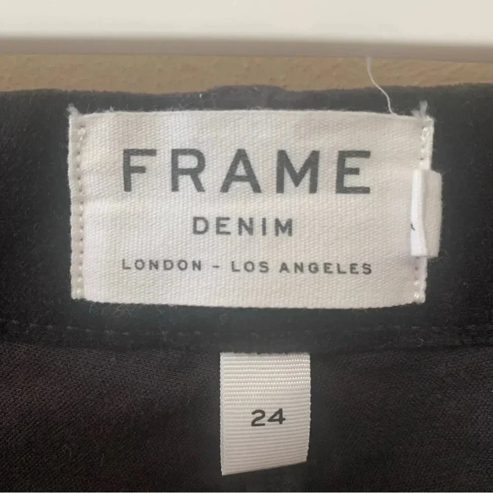 Frame Le Crop Mini Boot Velvet Pants